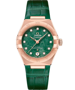 Omega Constellation Ladies' Selection 29mm Sedna�?gold on leather strap 131.53.29.20.99.002