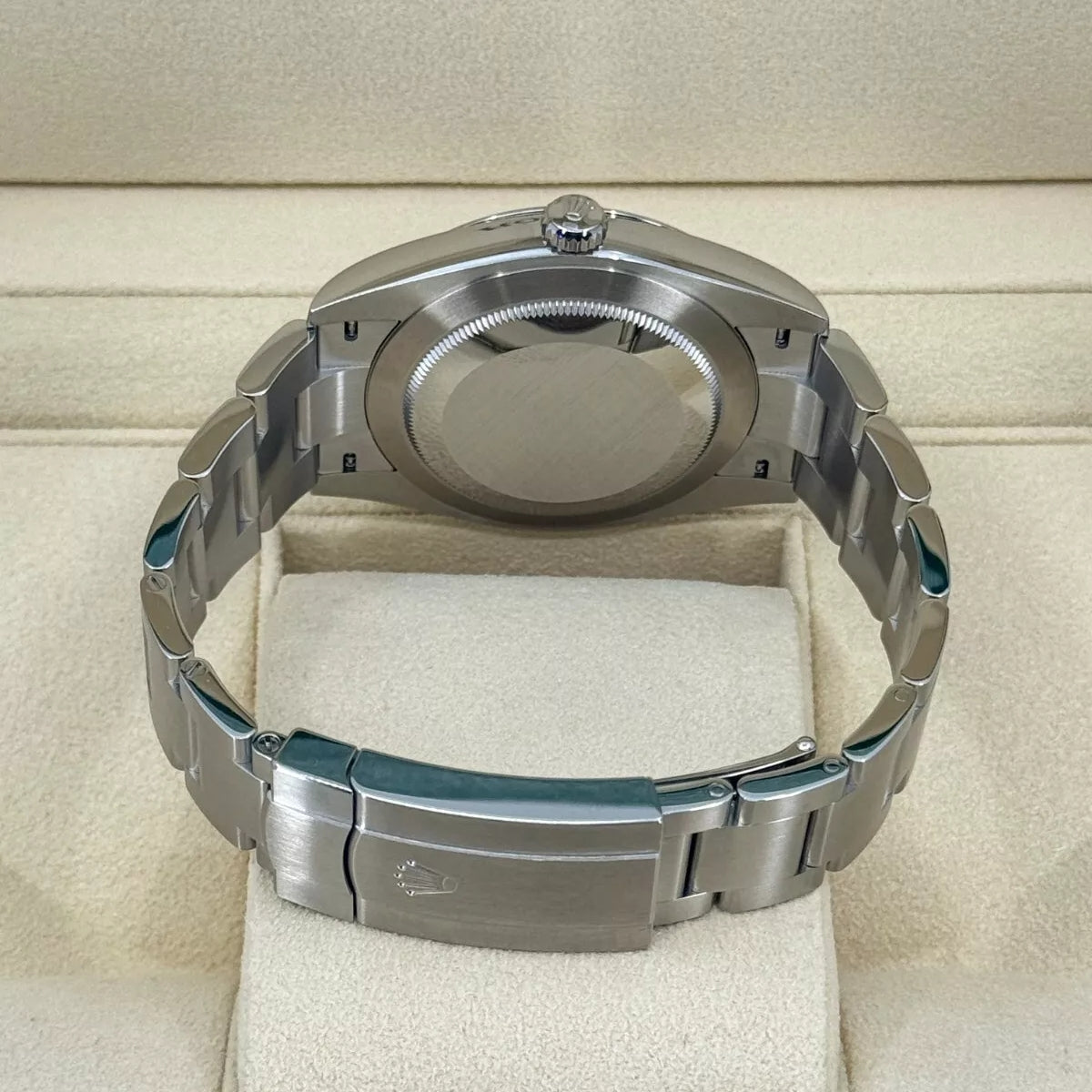 Rolex Oyster Perpetual 41mm 124300-0003 Oyster Perpetual Stainless Steel Blue Index Dial Watch - Image 6