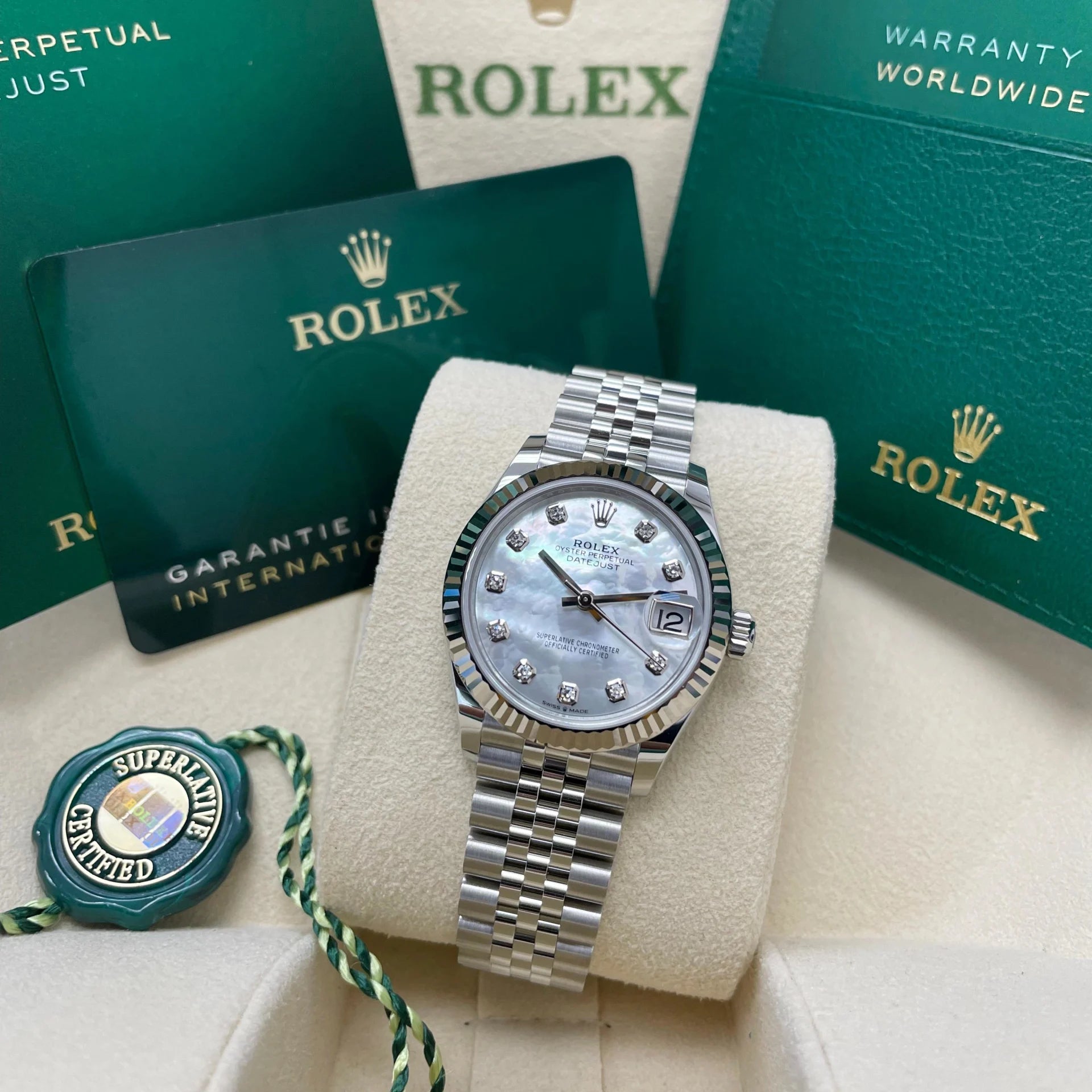Rolex Datejust m278274-0005/0006 31mm Mother-of-Pearl 31mm Dial Oyster Watch - Image 16