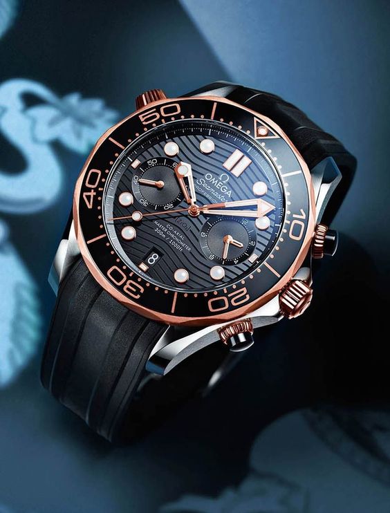 Omega Seamaster Diver 300M 44mm Black Dial Sedna�?18k Rose Gold Strap 210.62.44.51.01.001 - Image 7