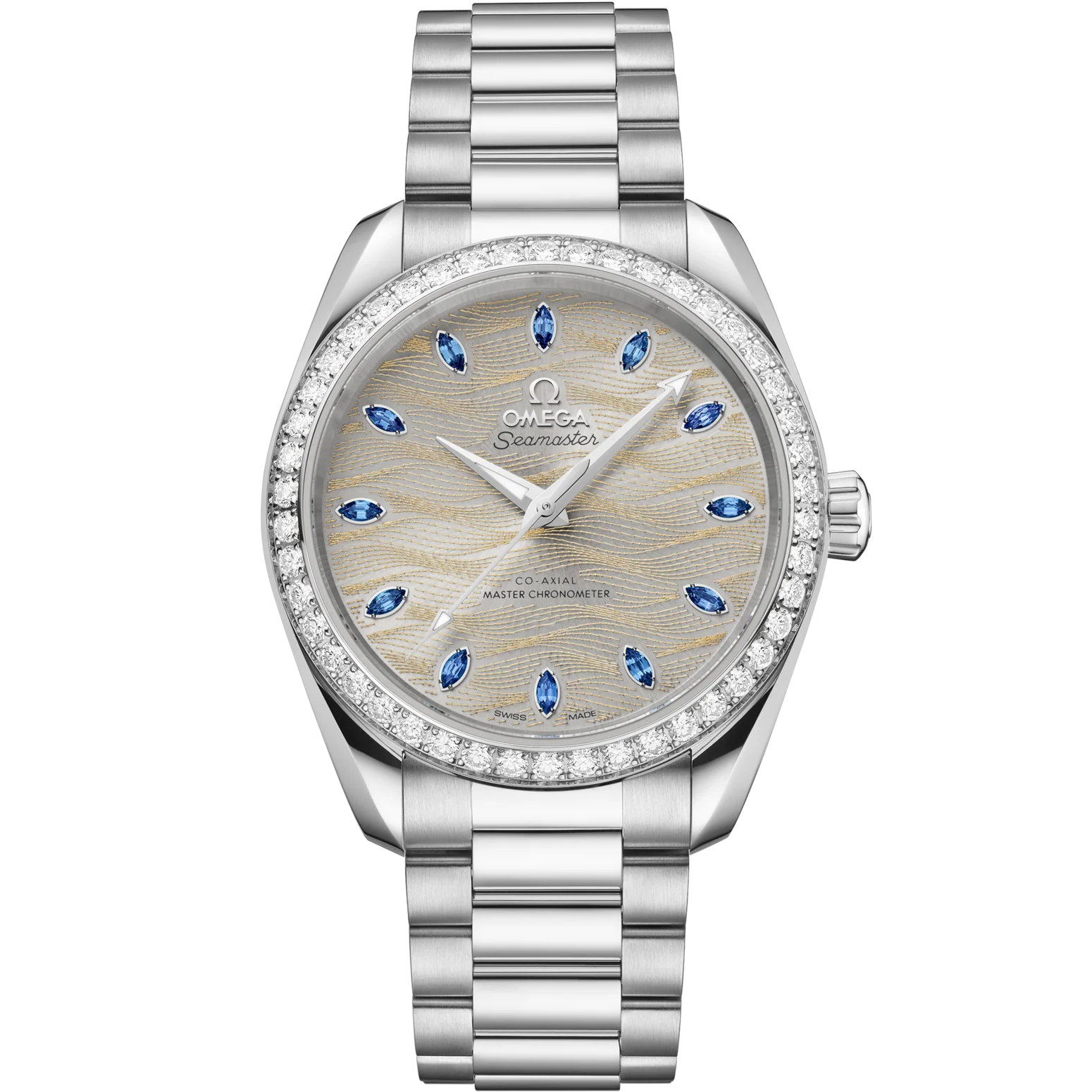 Omega Seamaster Aqua Terra 150M 38 mm Silver Dial Canopus Gold�?Bracelet 220.55.38.20.99.003