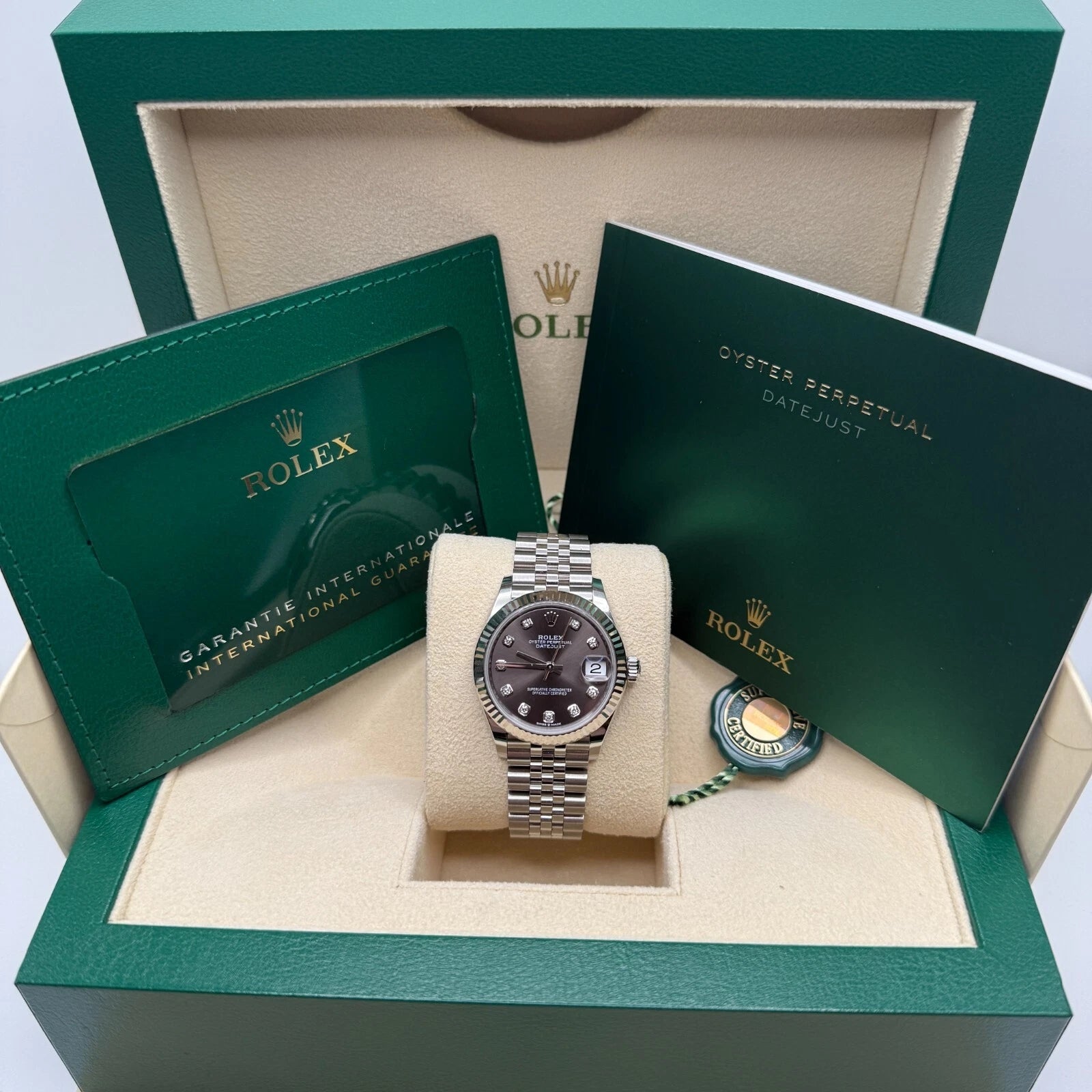 Rolex Datejust m278274-0007/0008 Dark Grey 31mm Dial Oyster Watch - Image 12