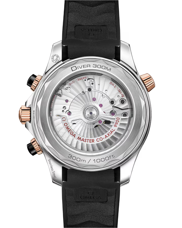 Omega Seamaster Diver 300M 44mm Black Dial Stainless Steel and Sedna�?18k Rose Gold Strap 210.22.44.51.01.001 - Image 2