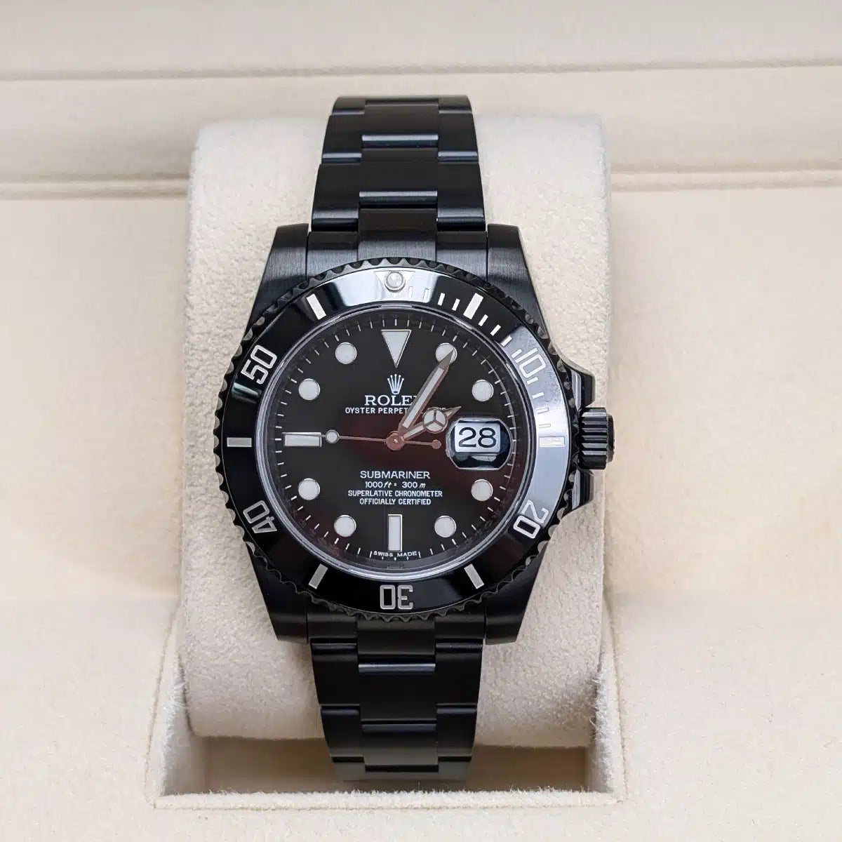 Rolex Submariner 40mm 116610LN Black Dial Black PVD Oyster Bracelet Watch - Image 3