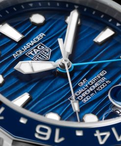 Alternative view of TAG Heuer Aquaracer Professional 300 GMT 42mm Mens Watch Blue Rubber WBP5114.FT6259