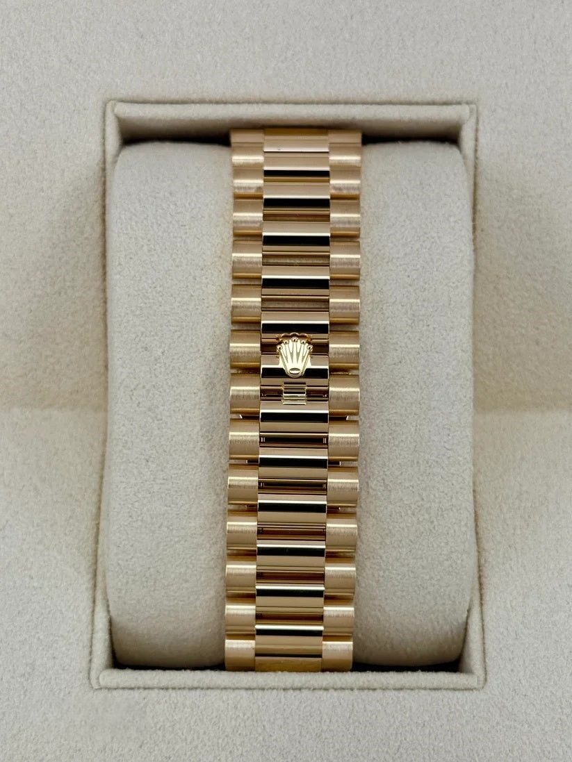 Rolex Yellow Gold President Day Date 40mm Green Roman Ombre Dial - 228238 - Image 6