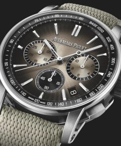 Alternative view of Audemars Piguet Code 11.59 Beige Dial Beige Rubber Strap Watch 41mm 26393QT.OO.A064KB.01