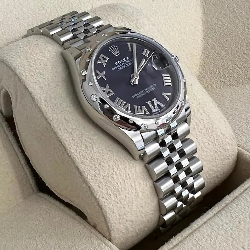 Rolex Datejust m278344-0027/0028 Aubergine Diamond Dial 31mm Oyster - Image 5