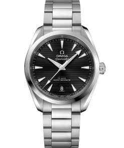 Omega Seamaster Aqua Terra 38 mm   Black Dial Stainless Steel Bracelet 220.10.38.20.01.001