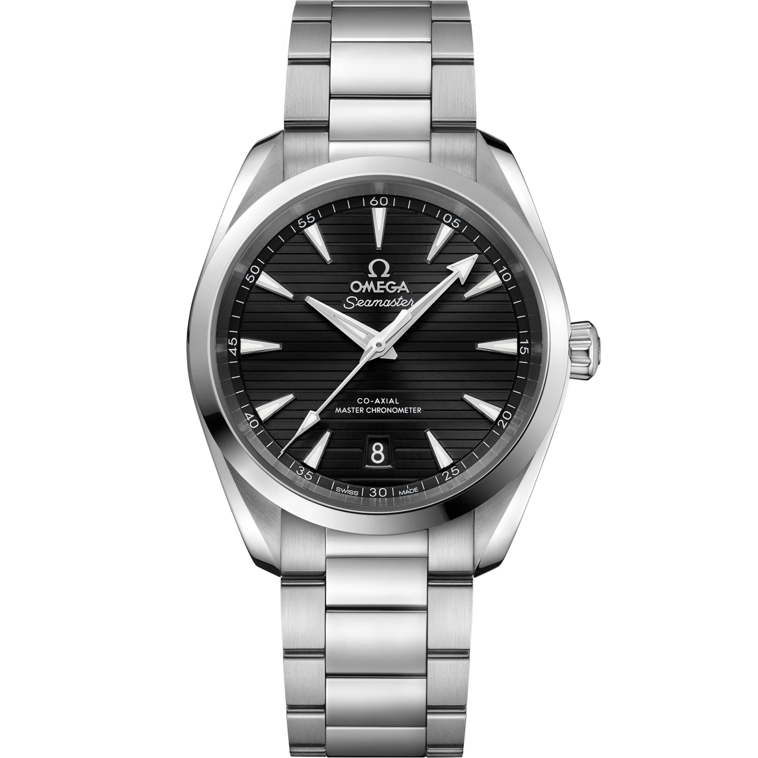 Omega Seamaster Aqua Terra 38 mm Black Dial Stainless Steel Bracelet 220.10.38.20.01.001