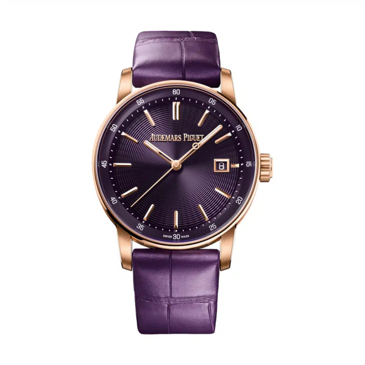 Audemars Piguet Code 11.59 Selfwinding 38mm Pink Rose Gold Purple Dial | 77410OR.OO.A623CR.01
