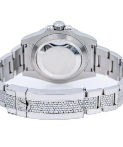 Alternative view of Rolex Submariner Date 116610 40MM Silver Diamond Dial With Stainless Steel Bracelet