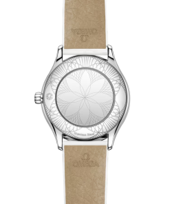 Alternative view of Omega De Ville Mini Trésor 26mm White Dial with Diamonds Stainless Steel Strap 428.17.26.60.04.008
