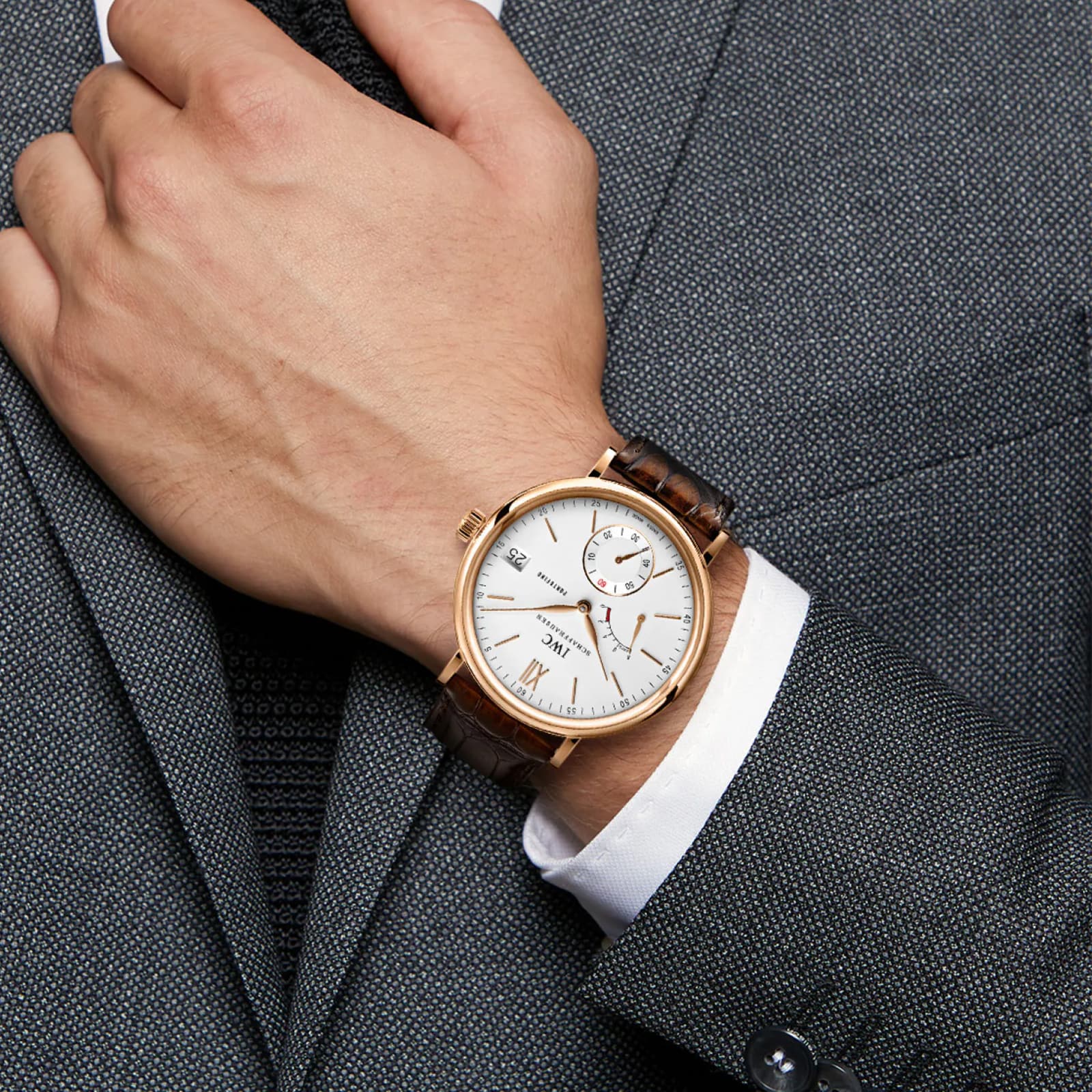 IWC Portofino Hand-Wound Eight Days 45mm IW510107 - Image 4