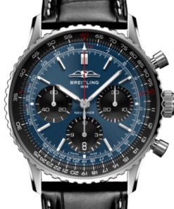 Alternative view of Breitling AB0139241C1P1 Navitimer B01 Blue Dial - Νew