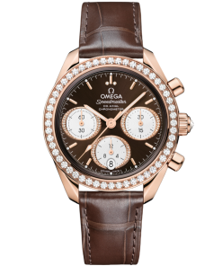 Omega Speedmaster 38 Brown Dial with 38mm Diamonds Sedna�?8k Rose Gold Strap 324.58.38.50.63.001