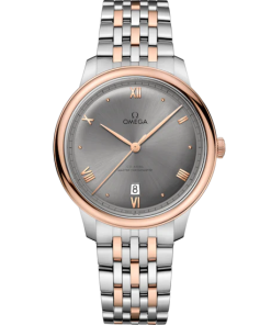 Omega De Ville Prestige 40 mm Grey Dial Stainless Steel and Sedna�?18k Rose Gold Bracelet 434.20.40.20.06.001