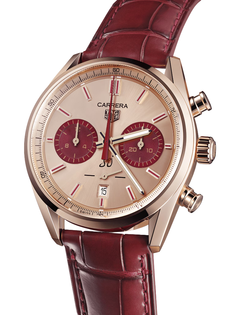 TAG Heuer Carrera Chronograph Automatic 42 mm Gold 5N CBN2048.FC8323 - Image 2
