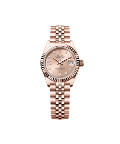 Alternative view of Rolex Lady-Datejust 28mm 279175 Rose Dial President Everose Gold