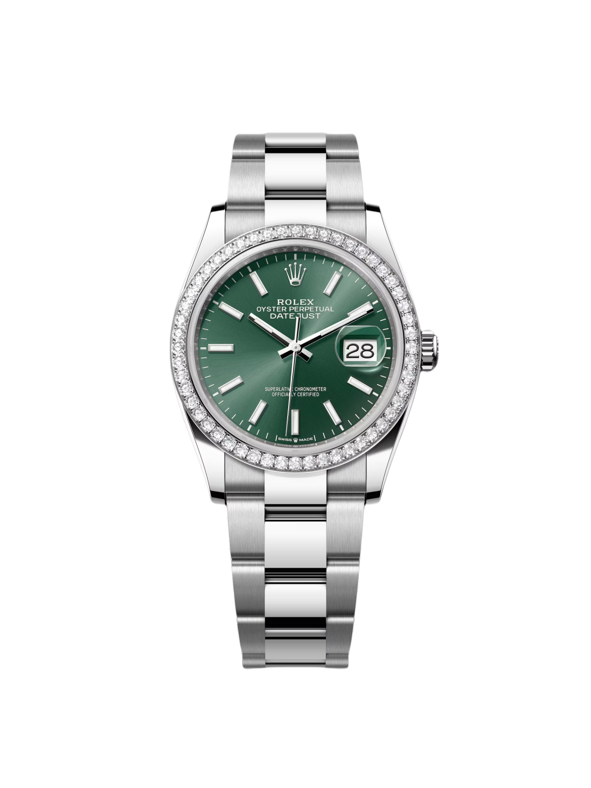 Rolex Datejust 36mm 126284 Green Dial Jubilee Bracelet - Image 2