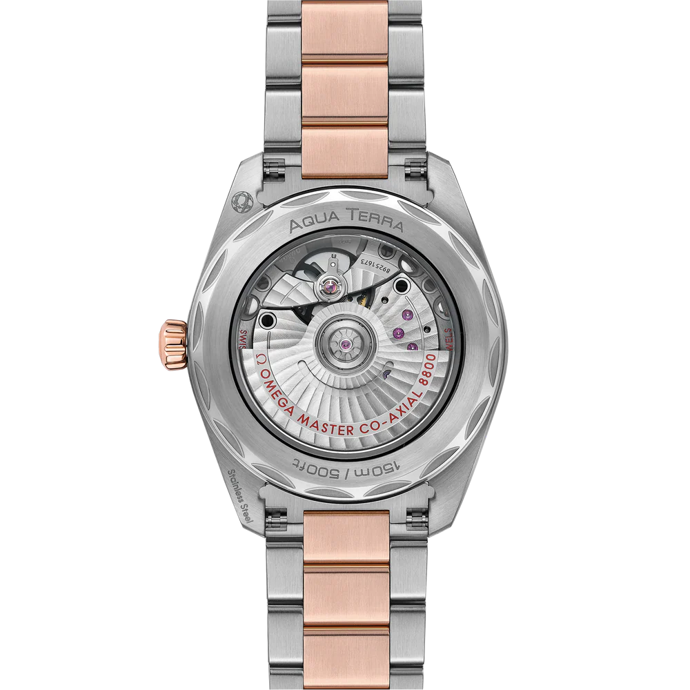 Omega Seamaster Aqua Terra 150M 38 mm Blue Dial Stainless Steel and Sedna�?18k Rose Gold Bracelet 220.20.38.20.03.001 - Image 2