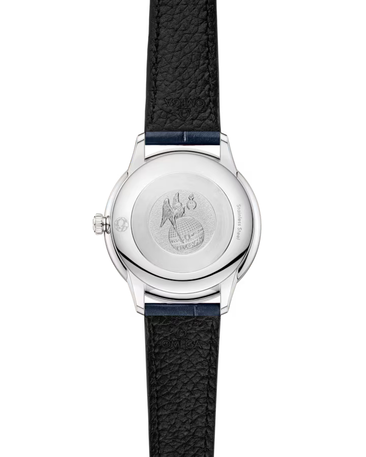 Omega De Ville Prestige 27.5 mm Blue Dial Stainless Steel Strap 434.13.28.60.53.001 - Image 2