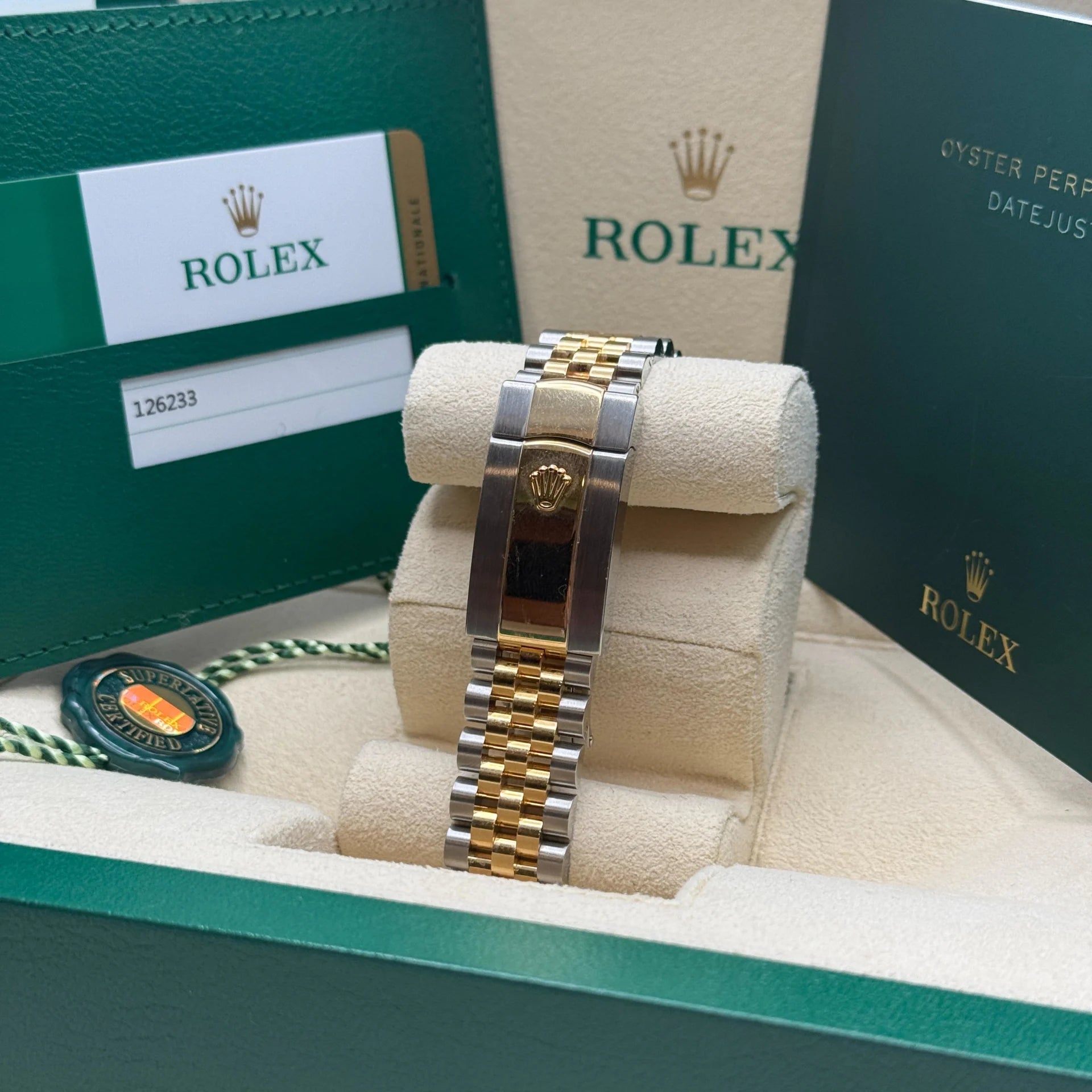Rolex Datejust 36mm 126233 White Dial Oyster Bracelet Watch - Image 9