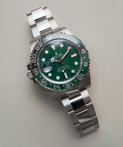Alternative view of Rolex GMT-Master II 40mm 126729VTNR-0001 Green Dial White Gold Oyster Bracelet