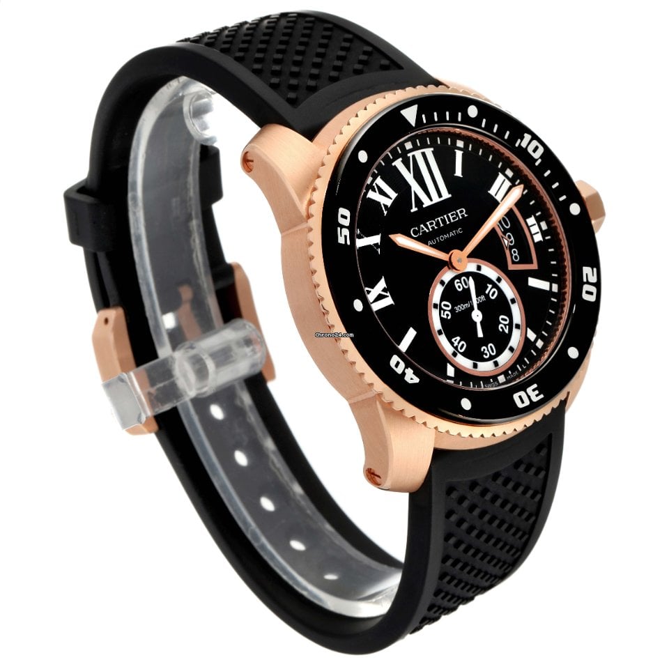 Cartier Calibre Rose Gold Black 42mm - Image 9