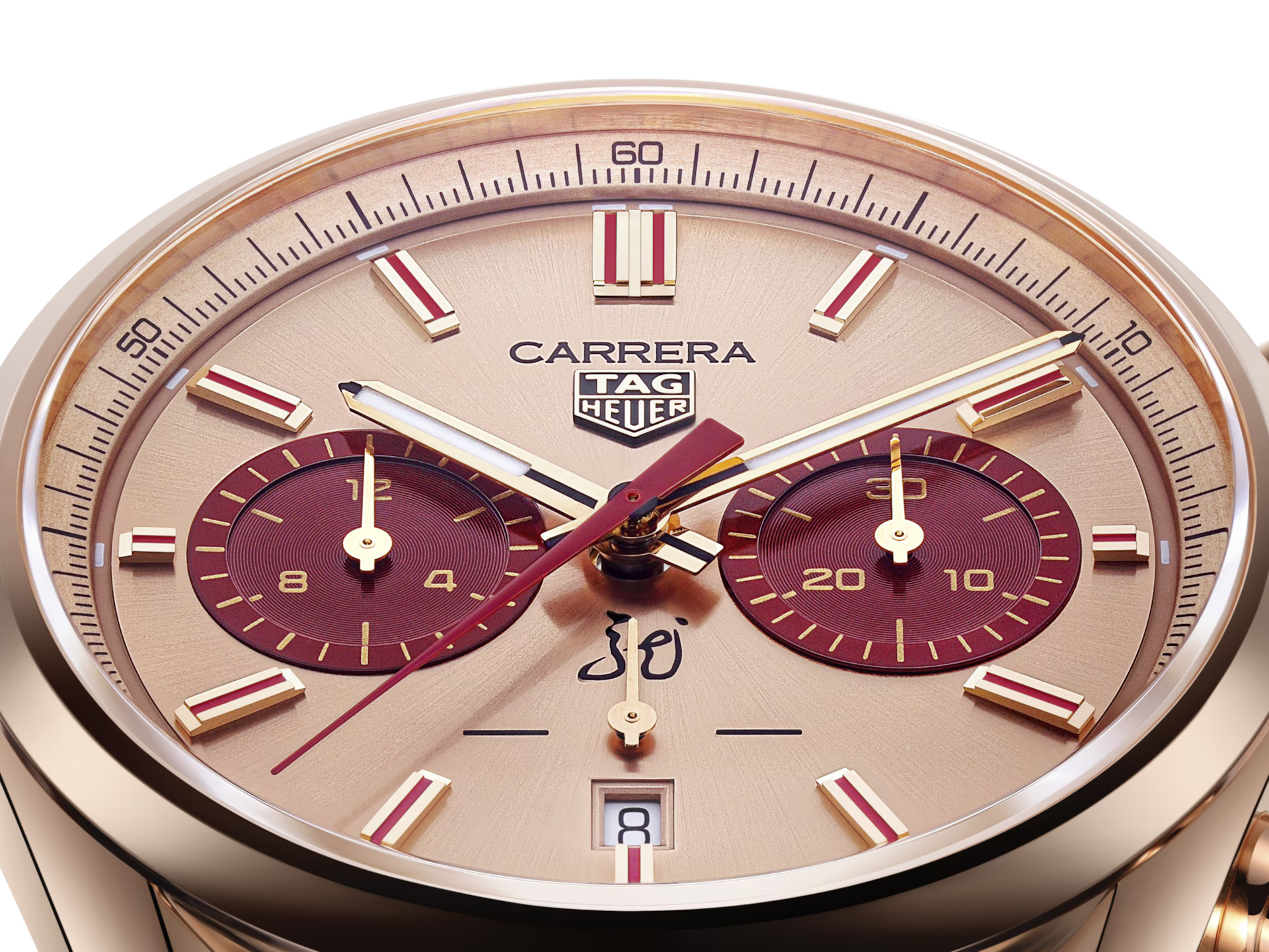 TAG Heuer Carrera Chronograph Automatic 42 mm Gold 5N CBN2048.FC8323 - Image 5