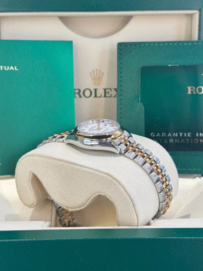 Rolex Lady-Datejust 28mm 279163 White Roman Dial Oyster Bracelet - Image 14