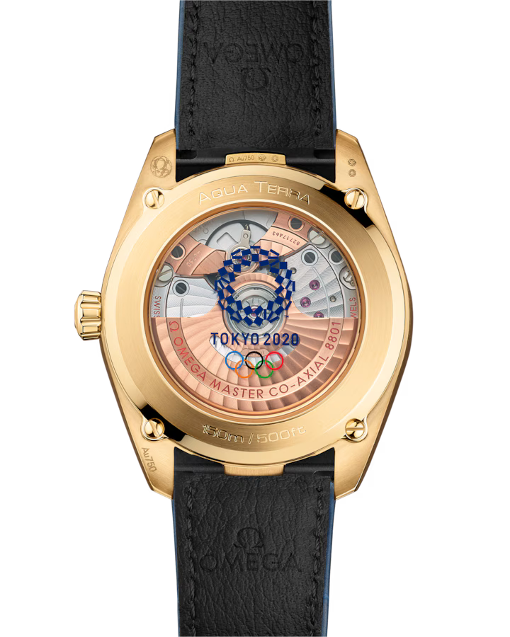 Omega Seamaster Aqua Terra 150M 38 mm Blue Dial 18k Yellow Gold Strap 522.53.38.20.03.001 - Image 2