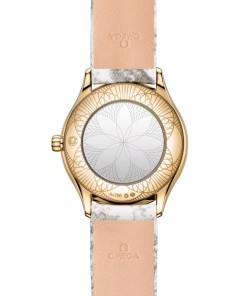 Alternative view of Omega De Ville Mini Trésor 26mm White Dial with Diamonds Moonshine�?18k Rose Gold Strap 428.57.26.60.04.002