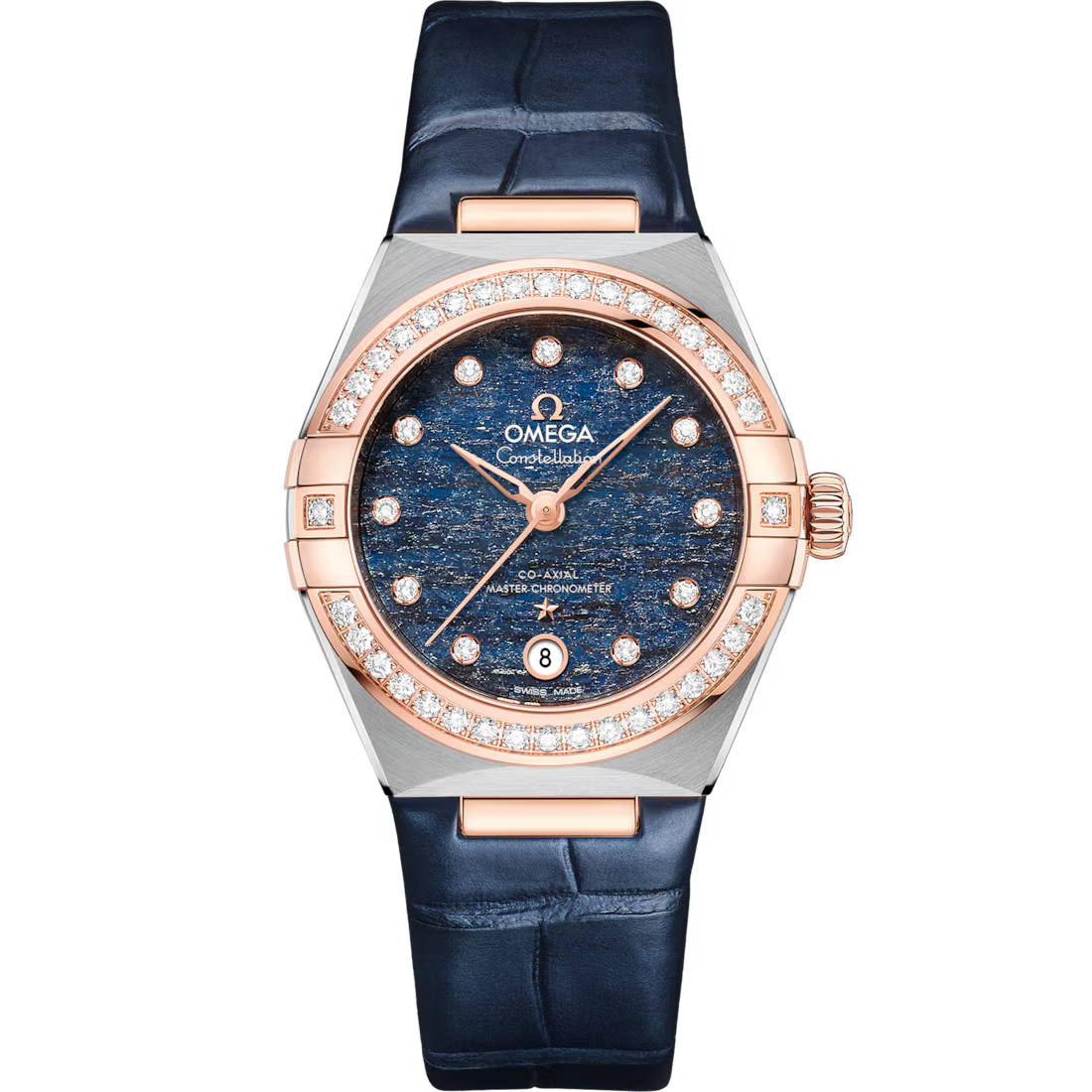 Omega Constellation Ladies' Selection 29mm steel �?Sedna�?gold on leather strap 131.28.29.20.99.003
