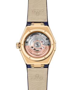 Alternative view of Omega Constellation Ladies' Selection 29mm yellow gold on leather strap 131.58.29.20.53.001