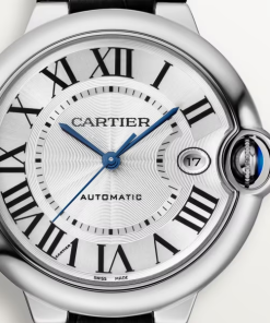 Alternative view of Cartier BALLON BLEU Black Alligator Strap 40mm