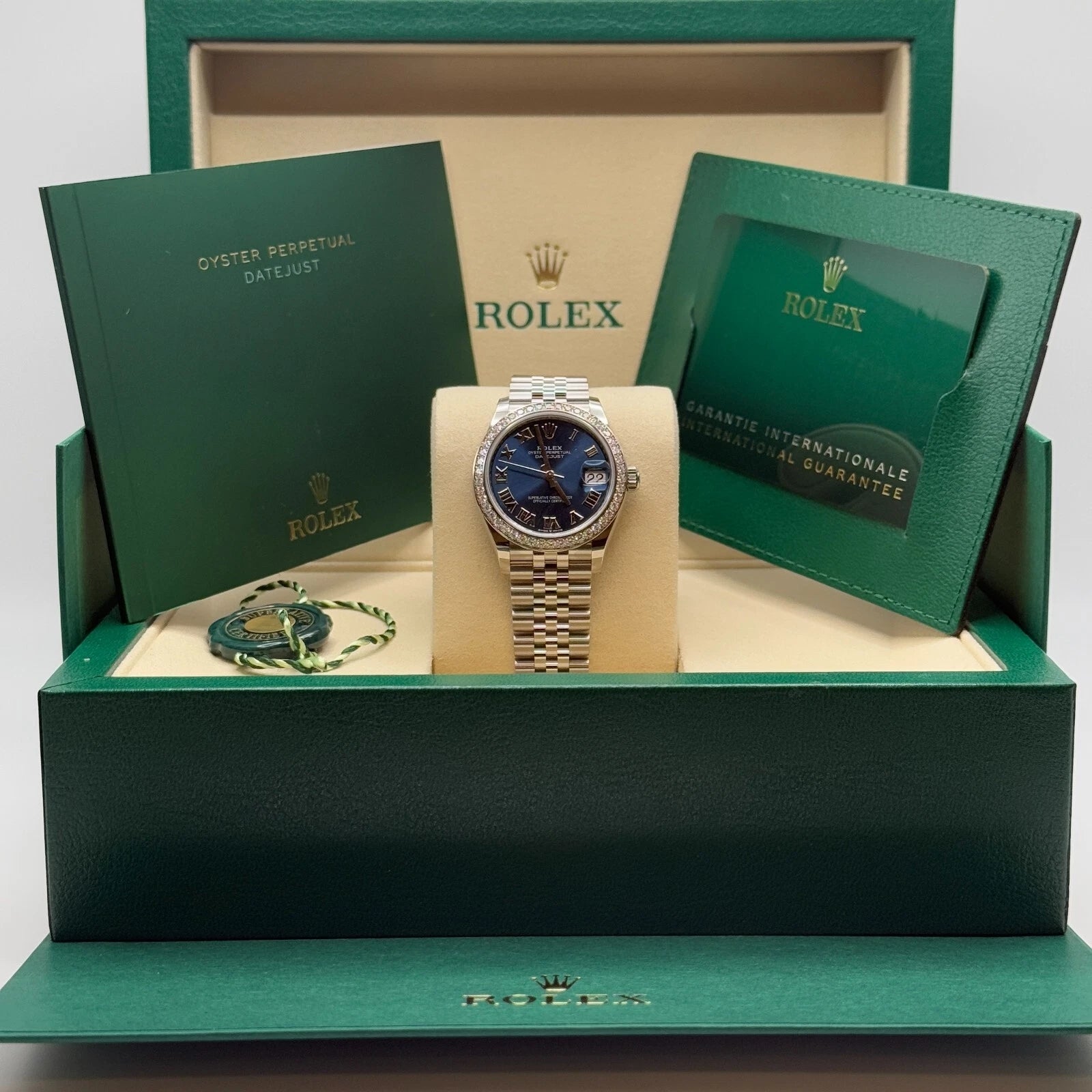 Rolex Datejust m278384RBR-0037/0038 Bright Blue 31mm Dial Oyster Watch - Image 7