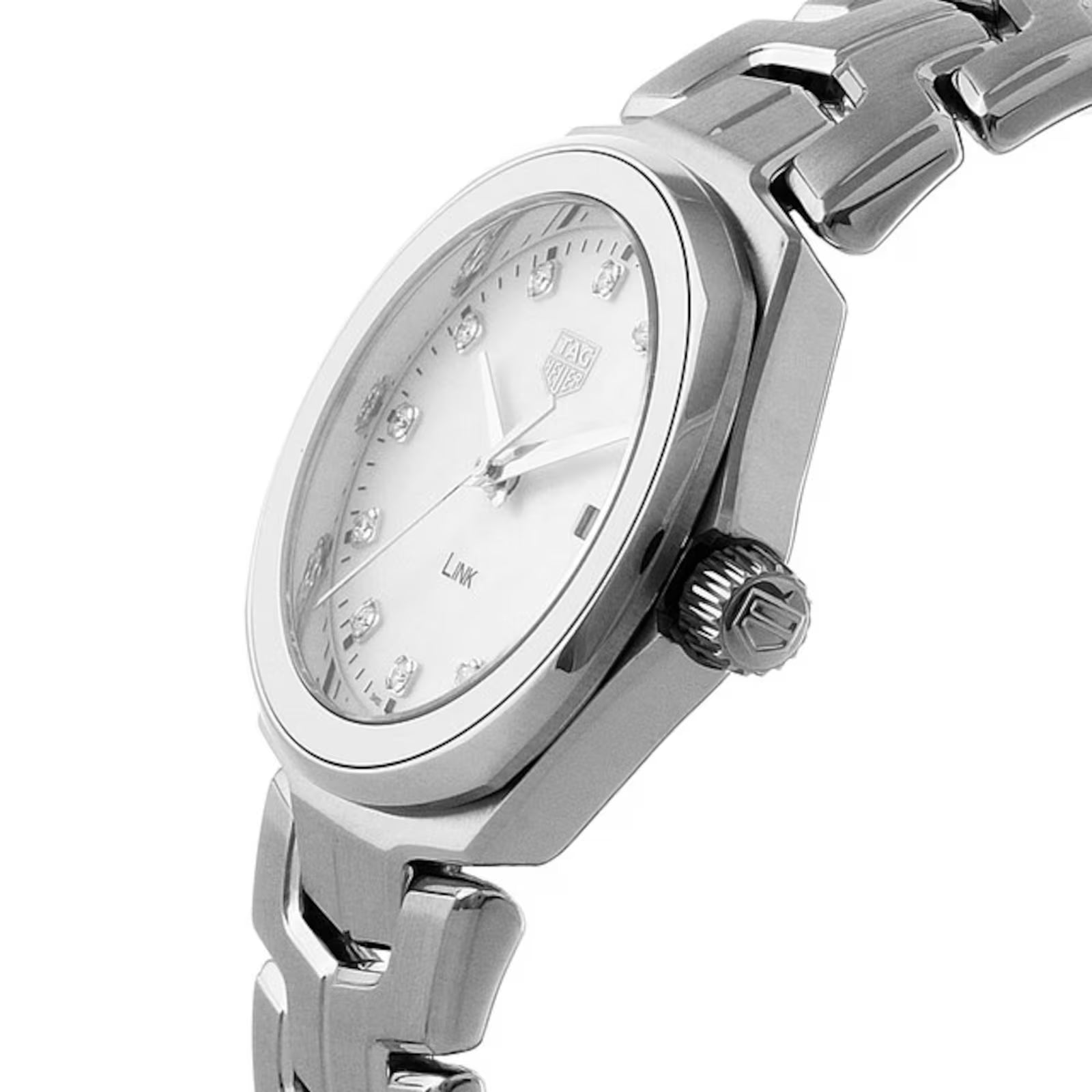 TAG Heuer Link Date Quartz Date Mother Of Pearl 32mm Ladies Watch WBC1312.BA0600 - Image 3
