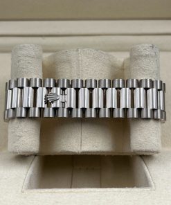 Alternative view of Rolex  Day-Date President 40mm White Gold Pave Diamond Sapphire Dial - 228239