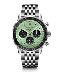 Breitling AB0138241L1A1 Navitimer B01 Green Dial - Νew