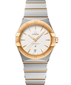 Omega Constellation 36mm Silver Dial Stainless Steel and Sedna�?18k Yellow Gold Bracelet 131.20.36.60.02.002