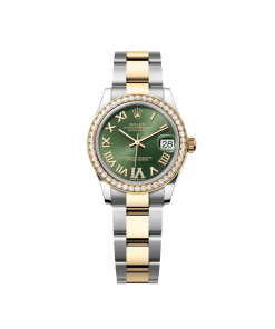 Rolex Datejust m278383RBR-0015/0016 31mm Olive Green Dial Oyster Bracelet