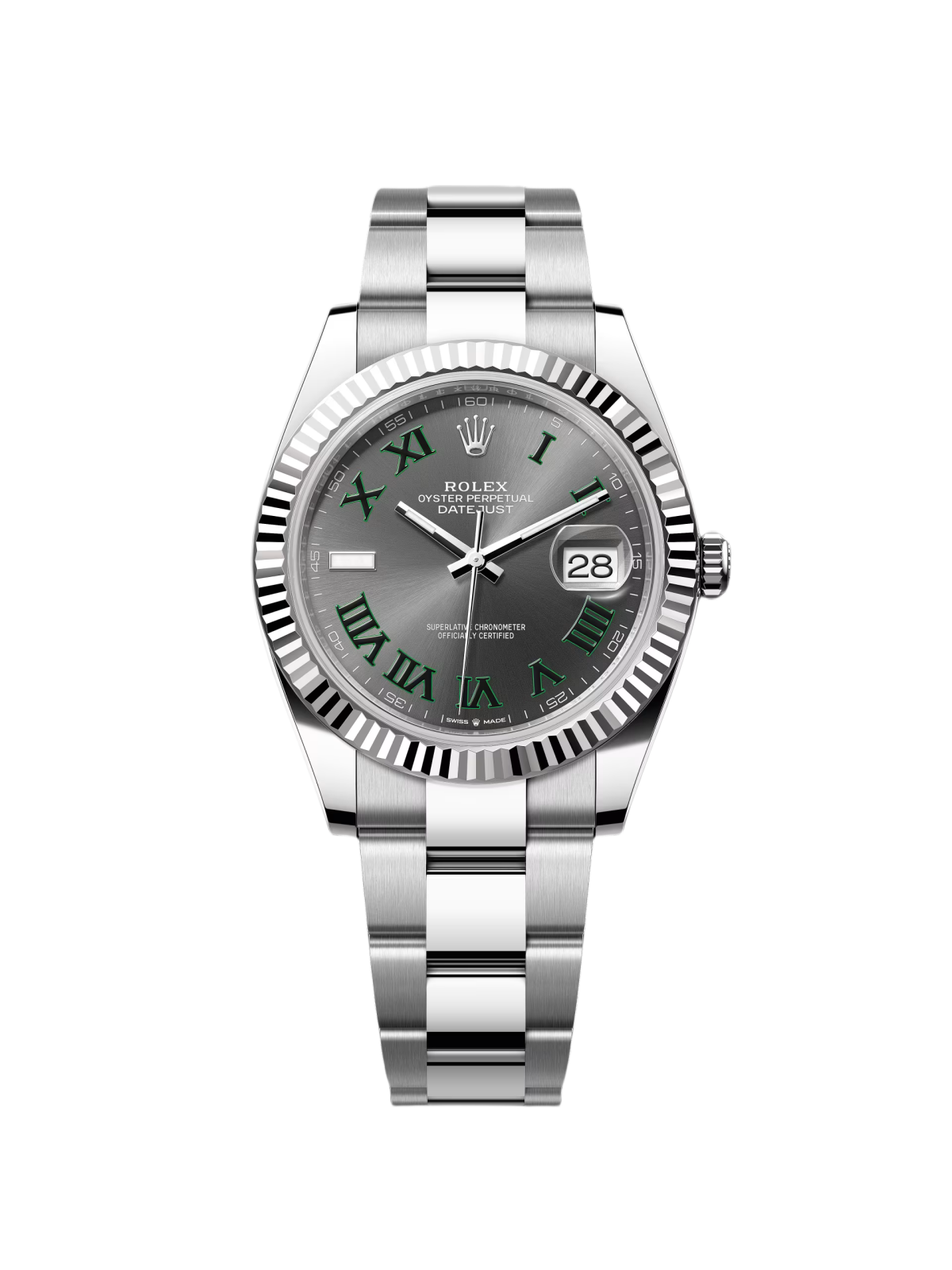 Rolex Datejust 41mm 126334 Slate Roman Jubilee Stainless Steel Mens Watch - Image 13