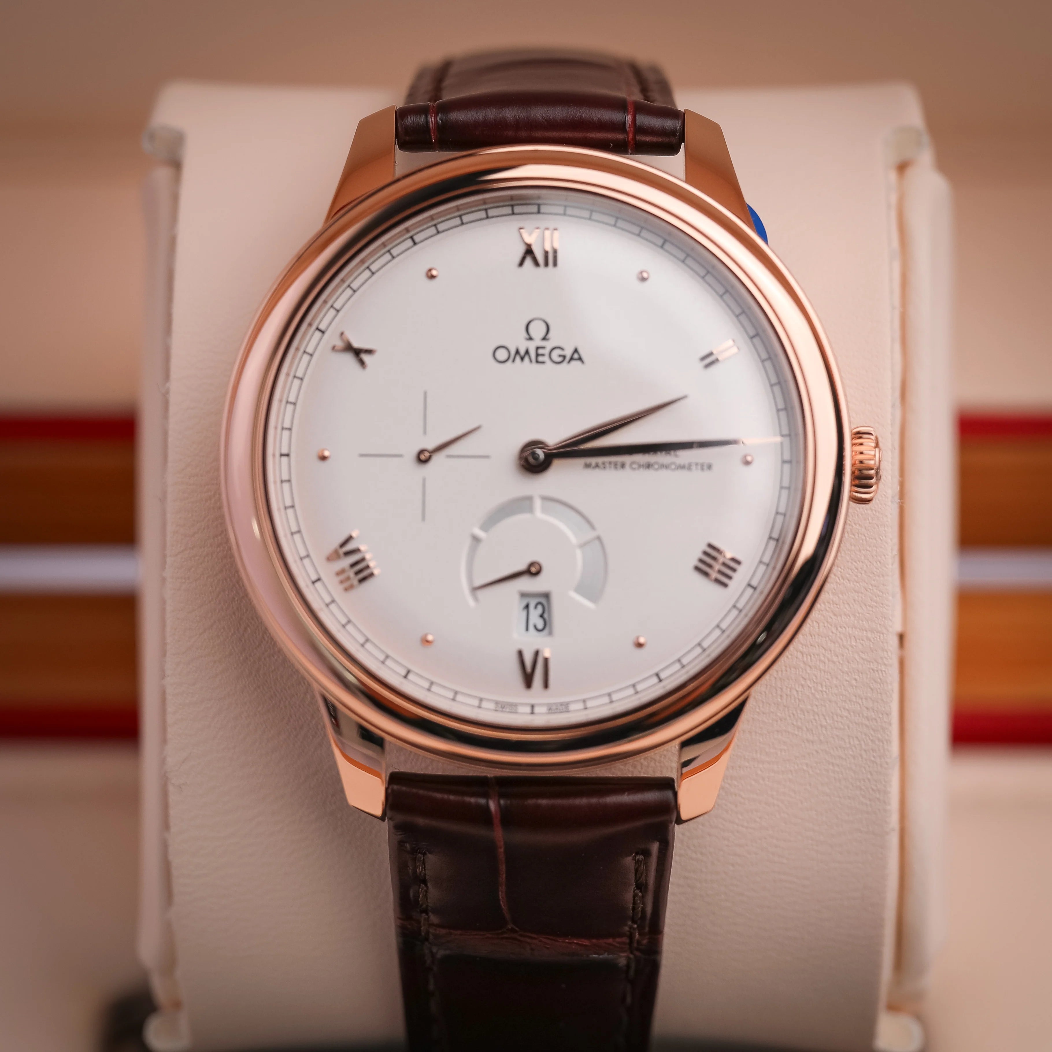 Omega De Ville Prestige 41 mm Silver Dial Sedna�?18k Rose Gold Strap 434.53.41.21.02.001 - Image 2