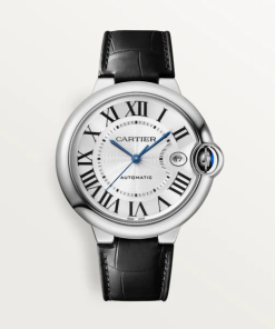 Cartier BALLON BLEU Black Alligator Strap 40mm