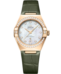 Omega Constellation Ladies' Selection 29mm Moonshine�?gold on alligator gold 131.58.29.20.55.003