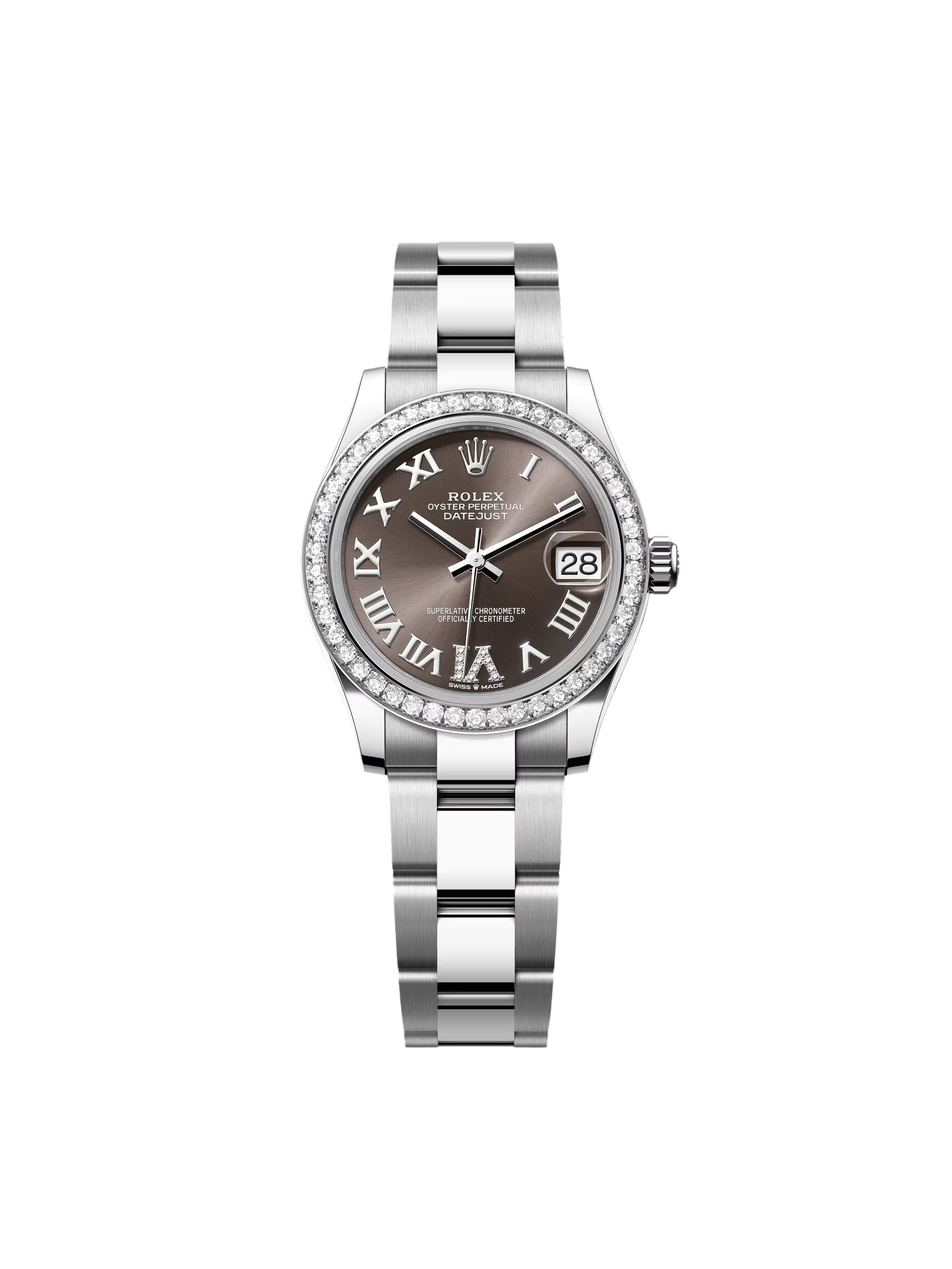Rolex Datejust m278384RBR-0031/0032 Dark Grey 31mm Dial Oyster Watch - Image 4