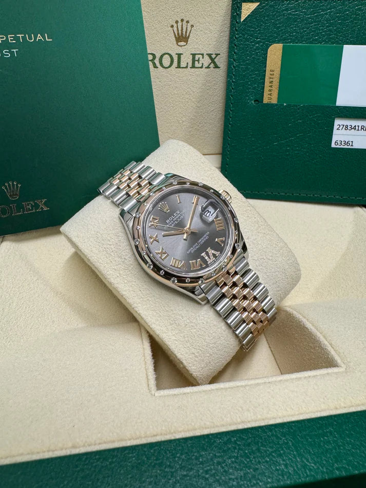 Rolex Datejust m278341-0029/0030 Slate Dial 31mm Dial Oyster Bracelet - Image 4
