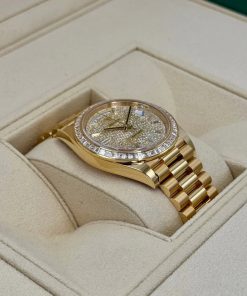 Alternative view of Rolex Day-Date 40mm 228398TBR-0036 Diamond Paved Dial President Watch