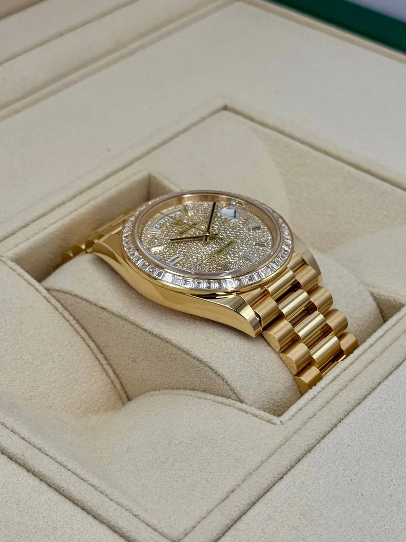 Rolex Day-Date 40mm 228398TBR-0036 Diamond Paved Dial President Watch - Image 2